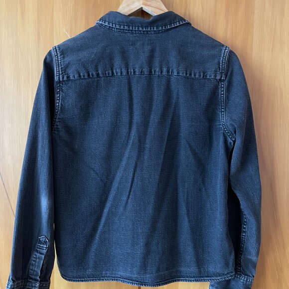 Levi's Faded Black Denim Shirt Small - Picture 5 of 5